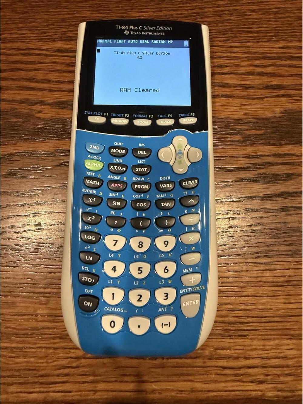 Texas Instruments TI-84 Plus C Silver Edition Graphing CalculatorBlue Fast Ship